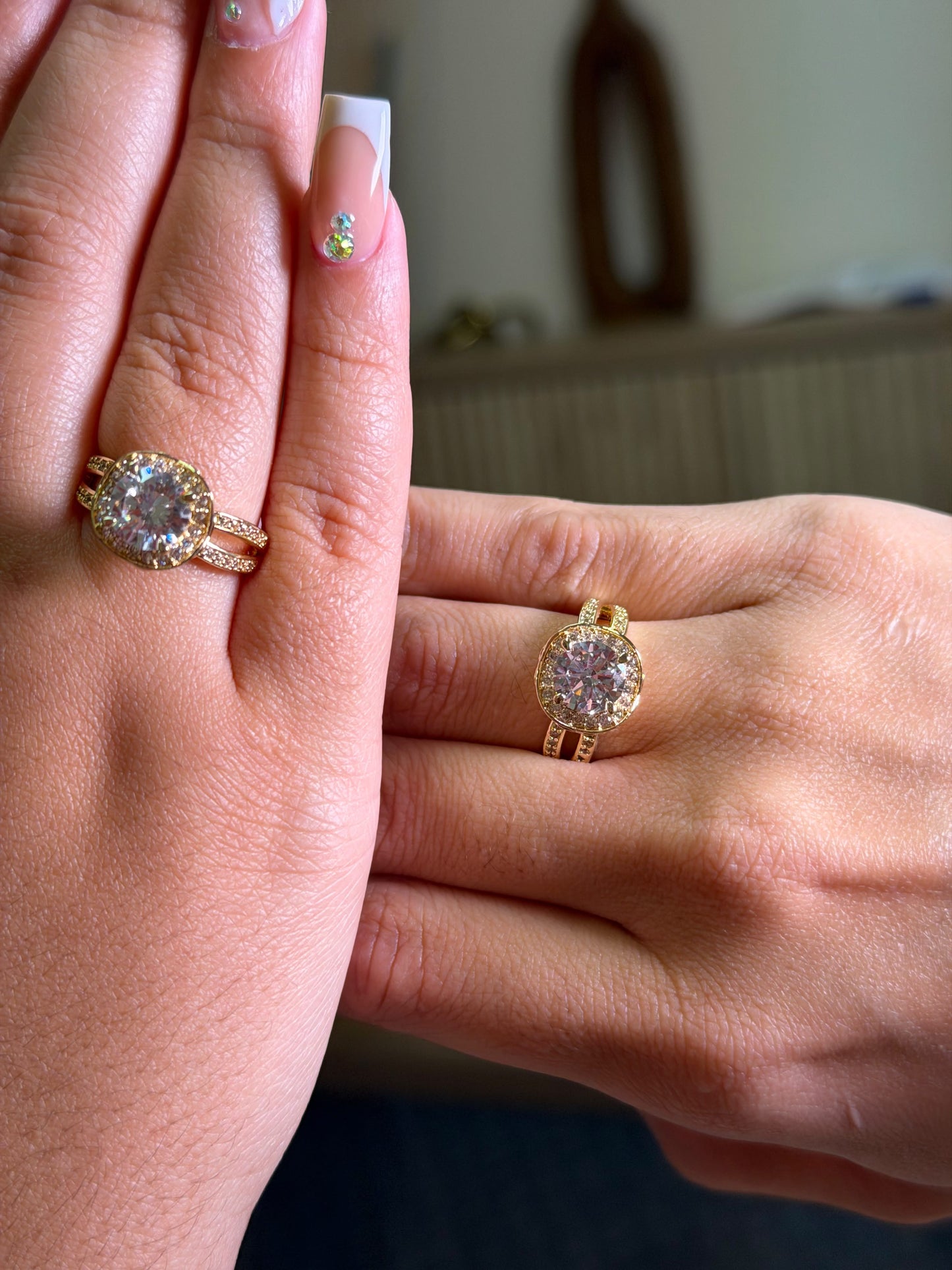 Celeste Halo Ring
