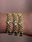 Gold flower bracelet