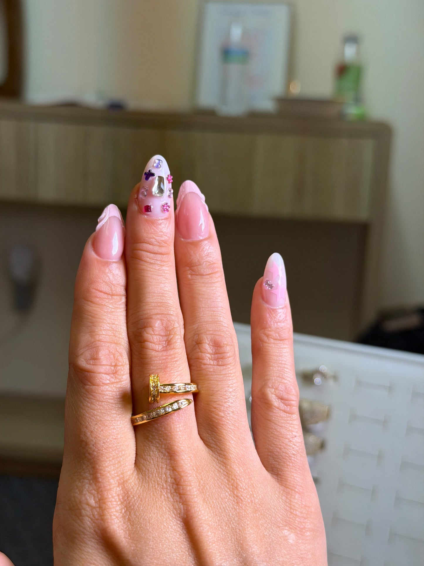 Golden Twist Ring