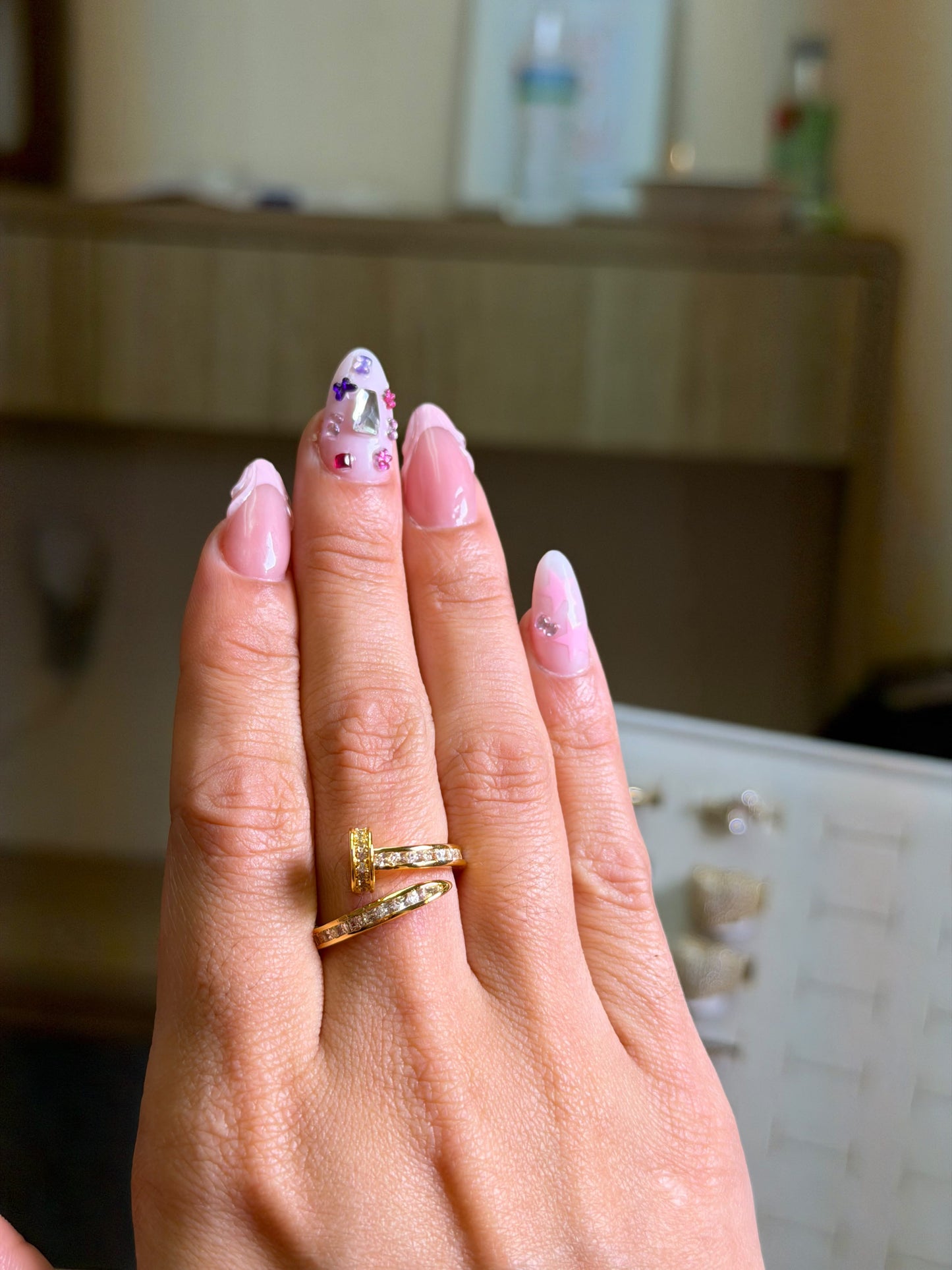Golden Twist Ring
