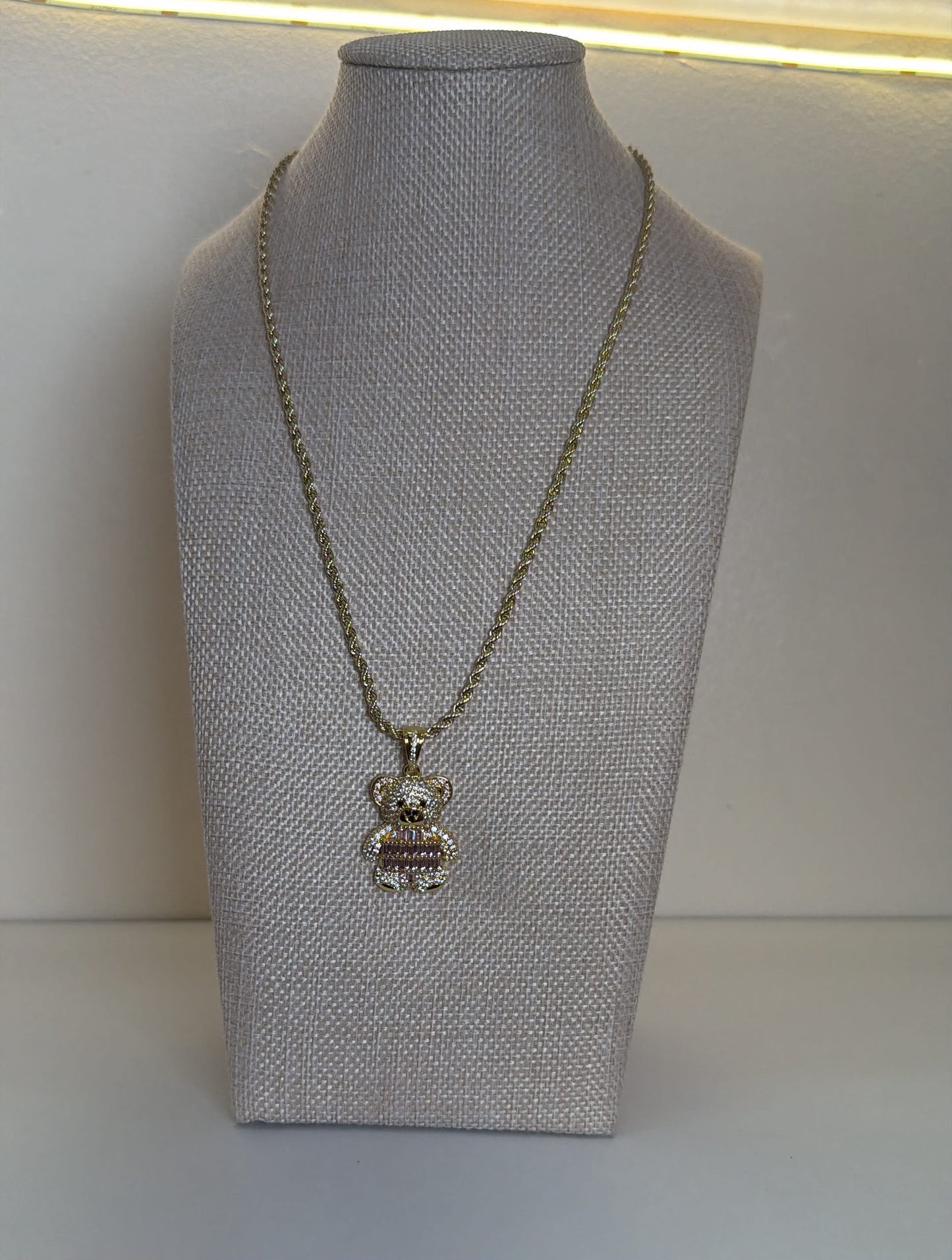 Necklace teddy bear