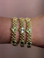 Gold flower bracelet