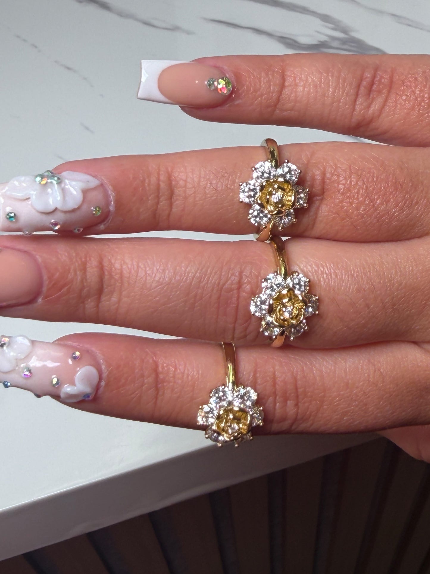 Golden Bloom Ring